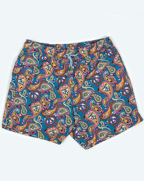 Pretty Green Paisley Swim Shorts Multi
