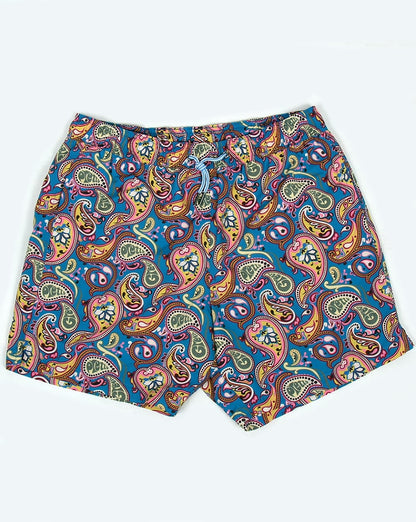 Pretty Green Paisley Swim Shorts Multi