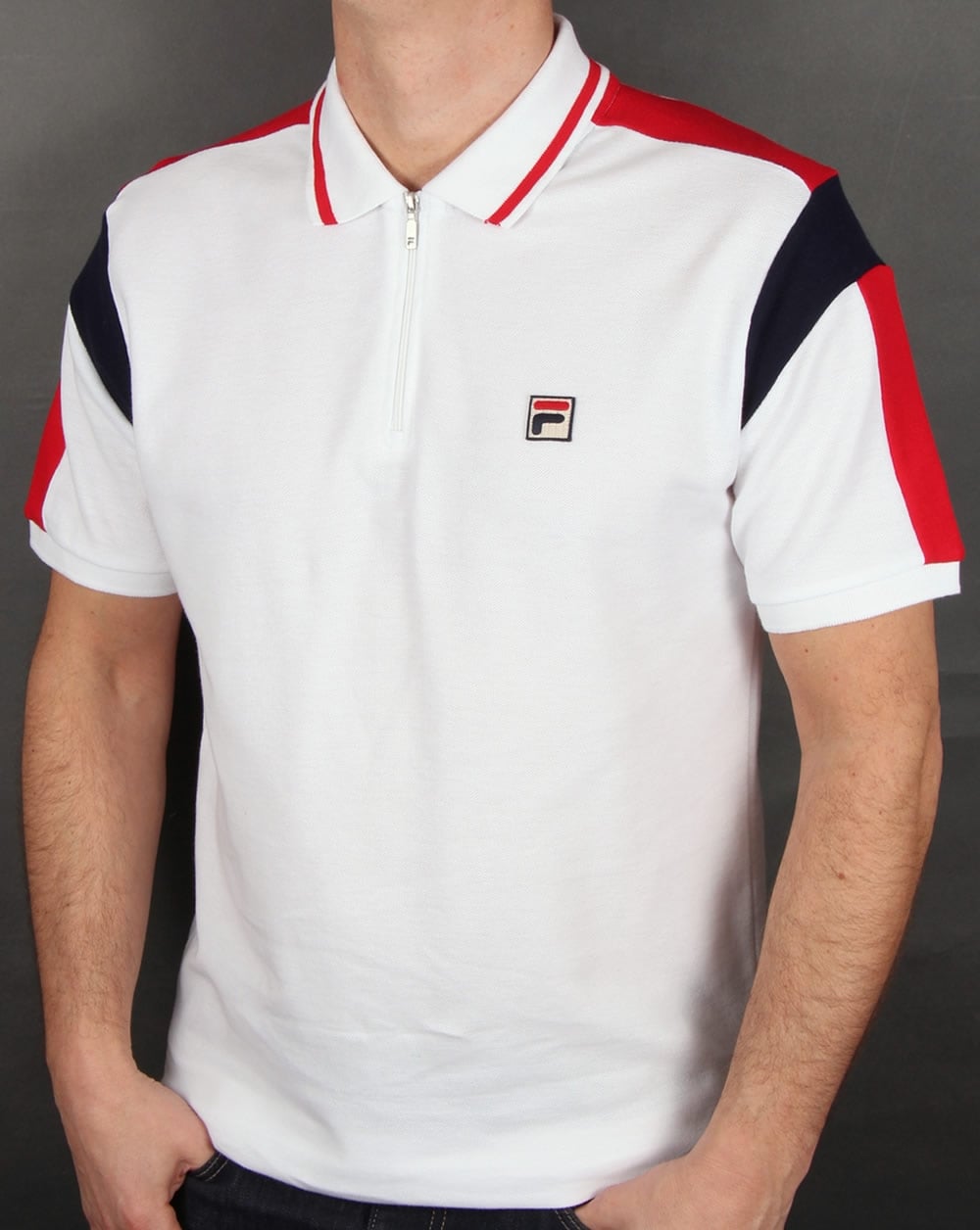 Fila Vintage Fabbiano Polo Shirt White