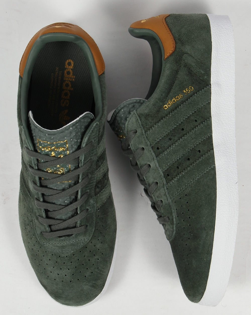 Adidas 350 Trainers DK Olive