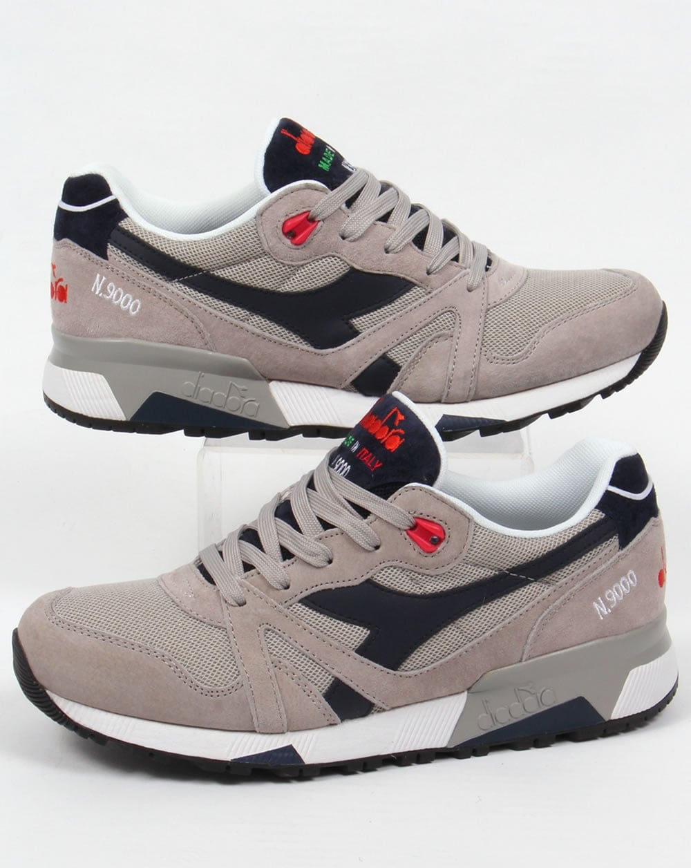 Diadora N9000 Italia Trainers Blue Nights/Paloma Grey