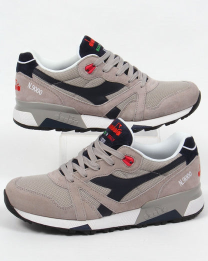 Diadora N9000 Italia Trainers Blue Nights/Paloma Grey