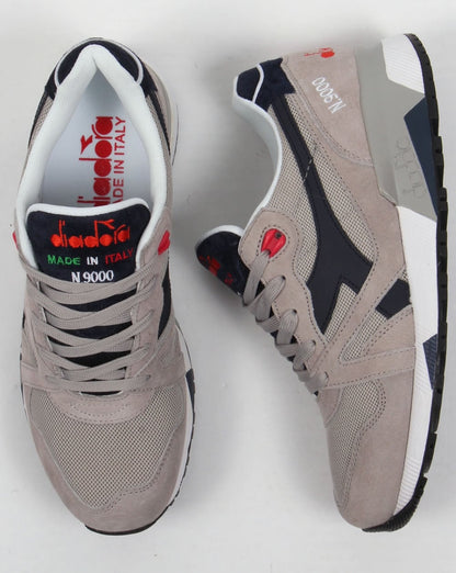 Diadora N9000 Italia Trainers Blue Nights/Paloma Grey