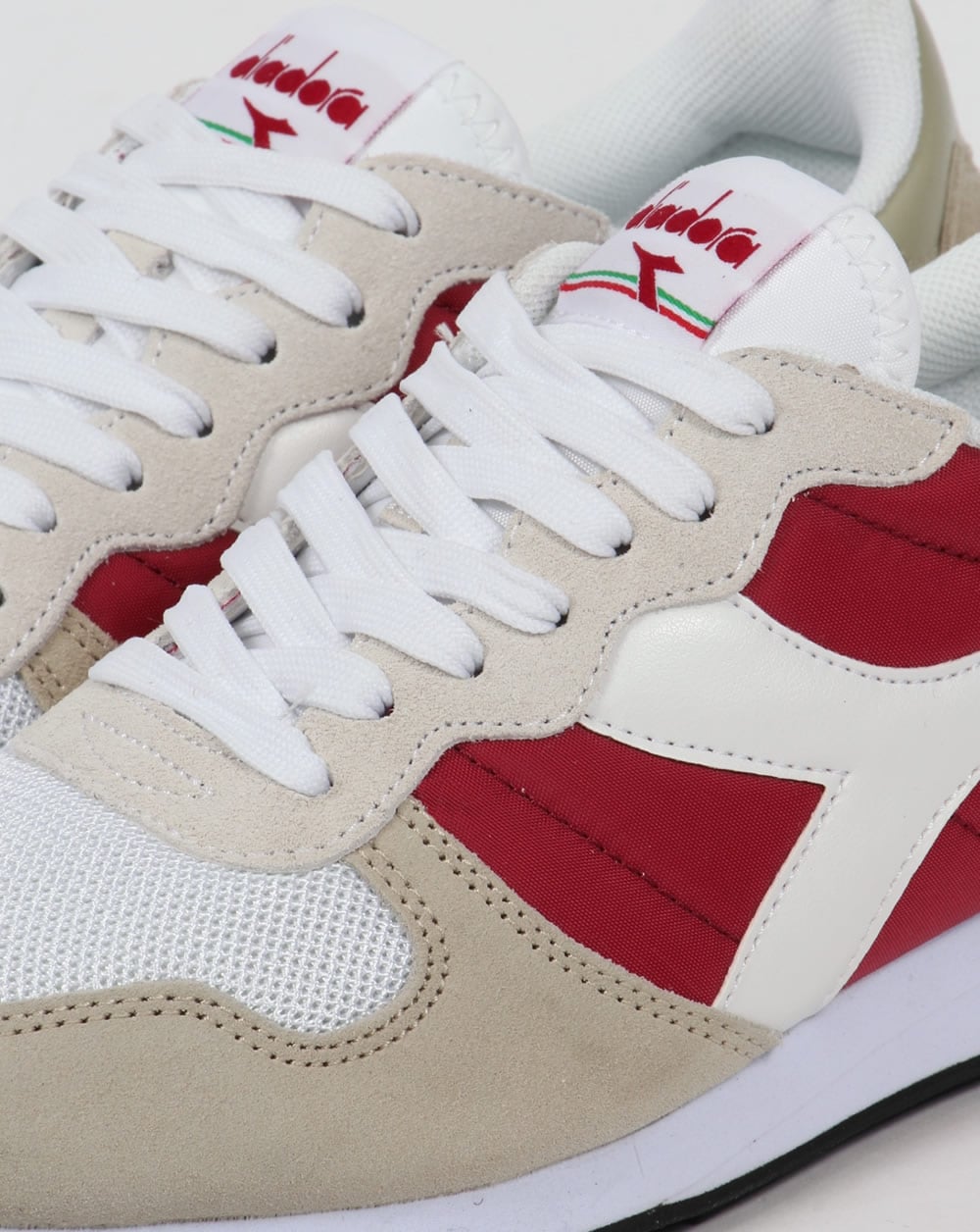 Diadora Camaro Trainers Red Bud/White