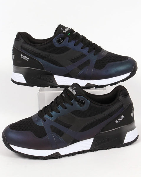 Diadora N9000 MM Hologram Trainers Black