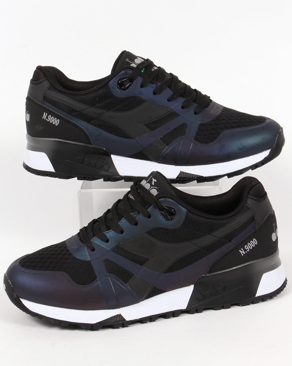Diadora N9000 MM Hologram Trainers Black