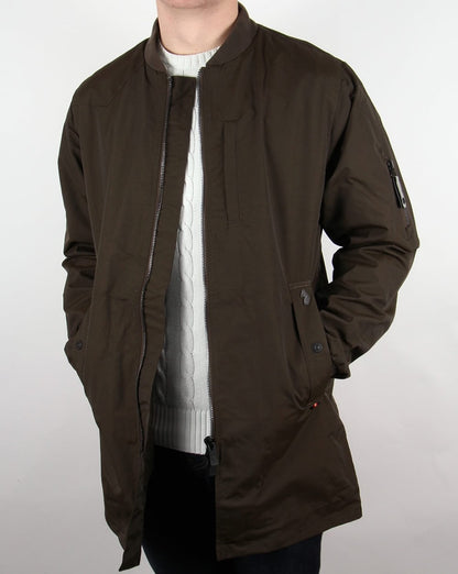 Luke Nation Long Length Jacket Deep Khaki