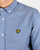 Lyle And Scott S/S Multi Coloured Running Stitch Shirt True Blue