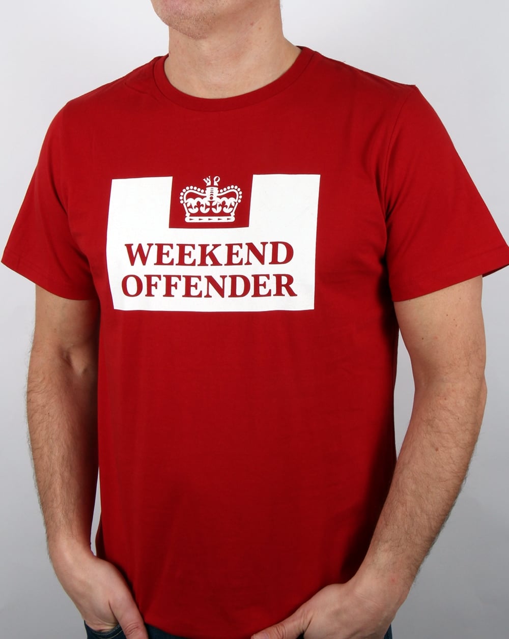 Weekend Offender Prison T-shirt Red