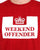 Weekend Offender Prison T-shirt Red