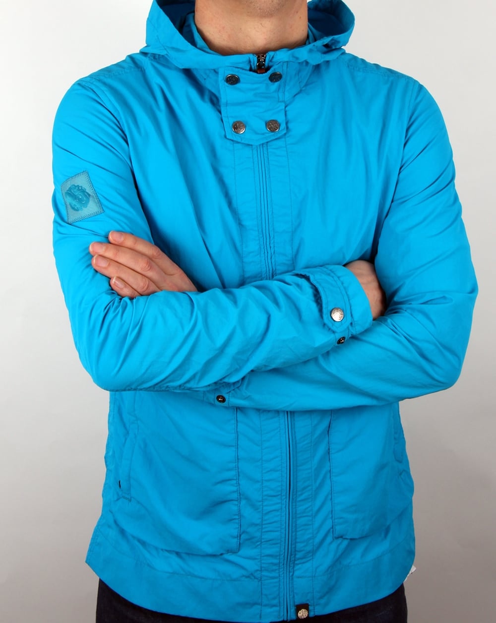 Pretty Green Glenbeck Jacket Turquoise