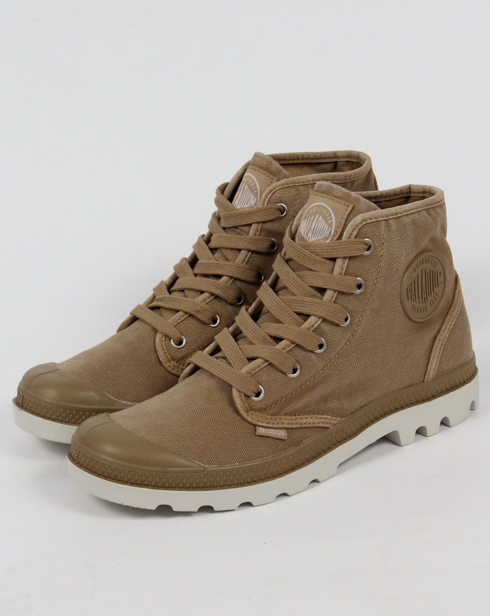 Palladium Pampa Hi Boot Dark Khaki/Silver Birch