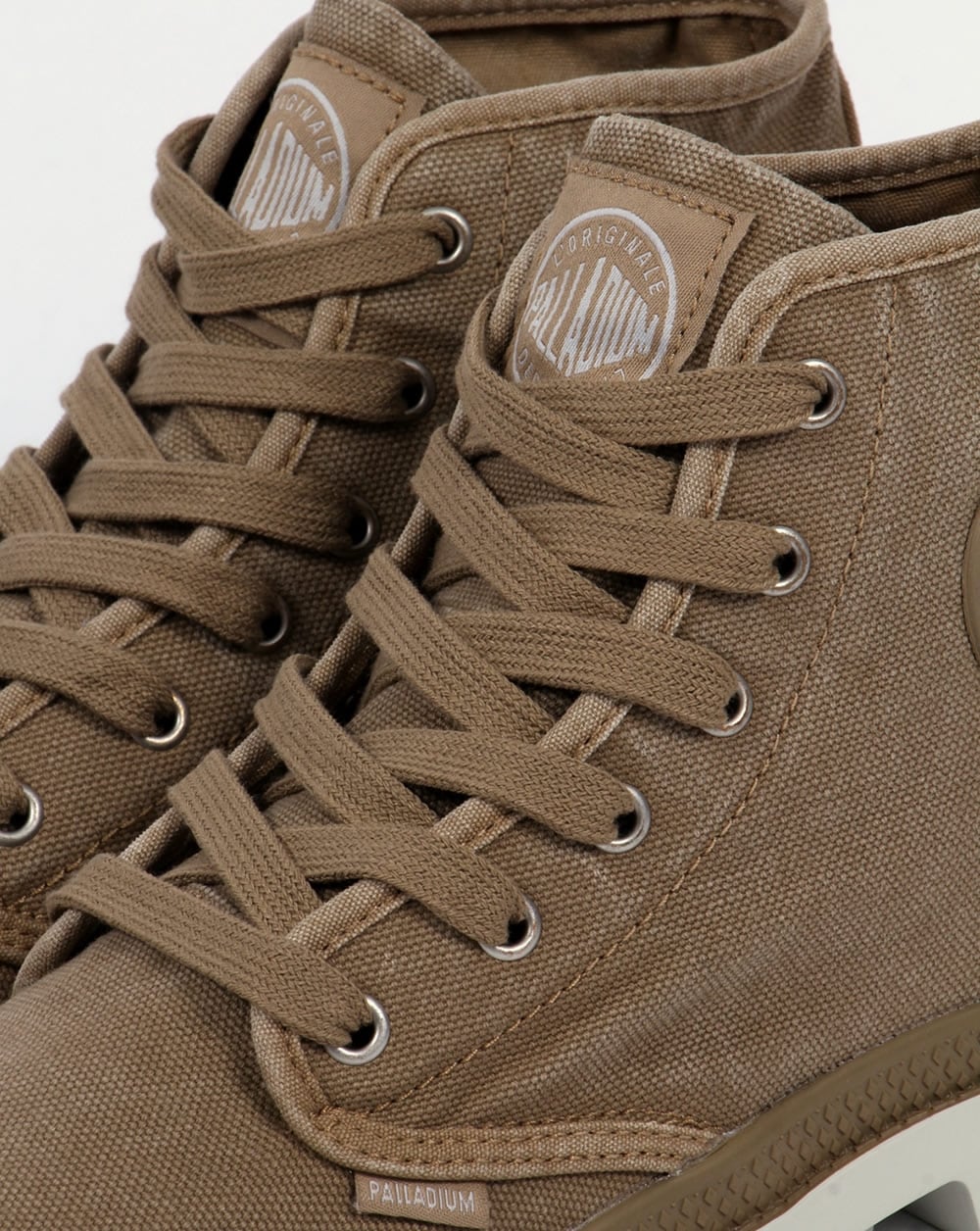Palladium Pampa Hi Boot Dark Khaki/Silver Birch