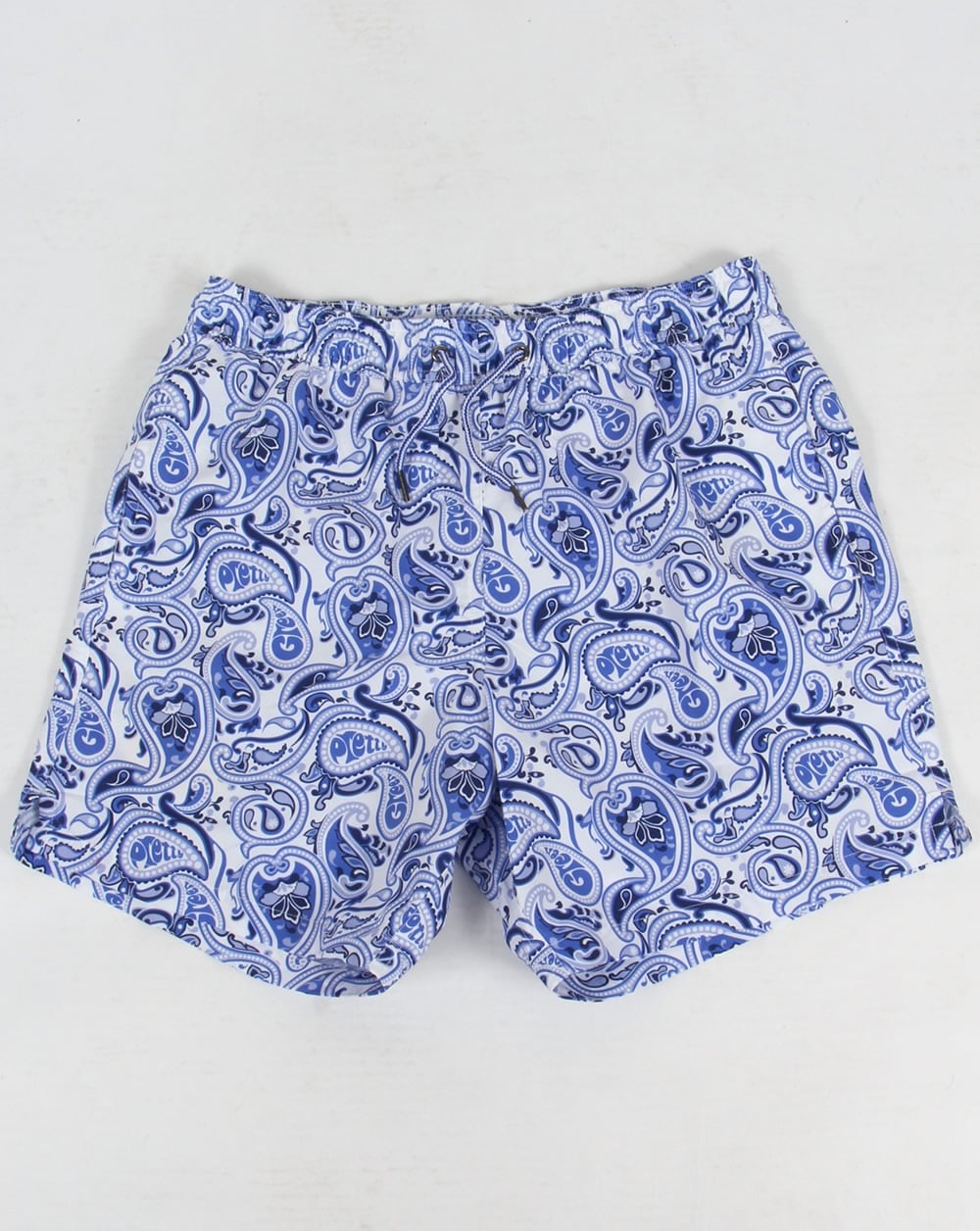 Pretty Green Caversham Paisley Shorts Blue