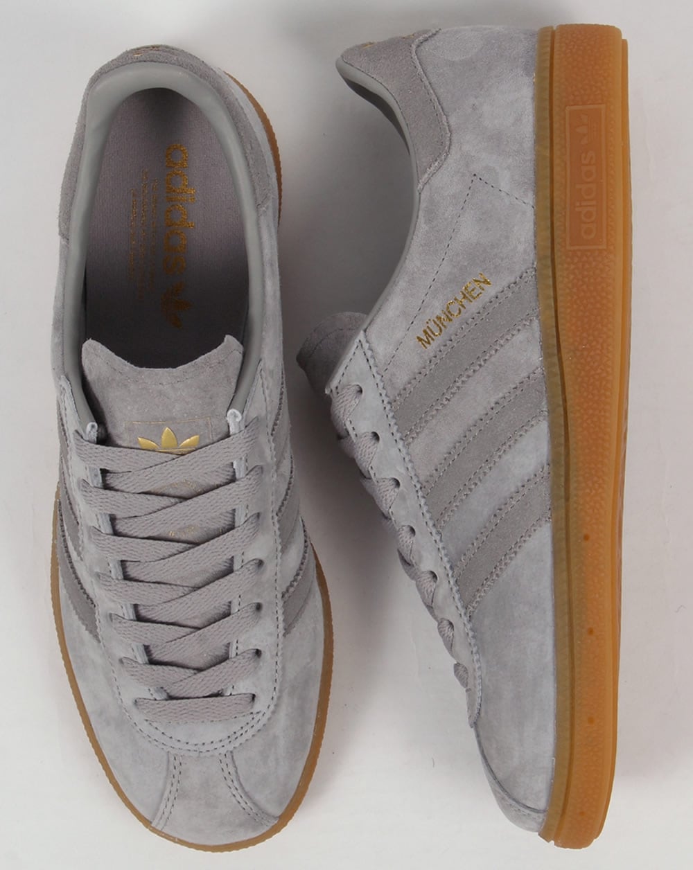 Adidas Munchen Trainers Silver Grey