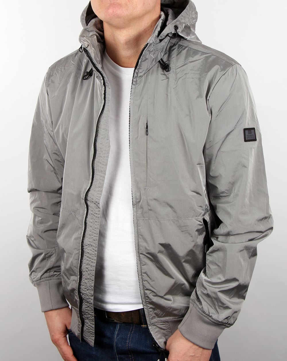 Weekend Offender Jacket Silver Grey