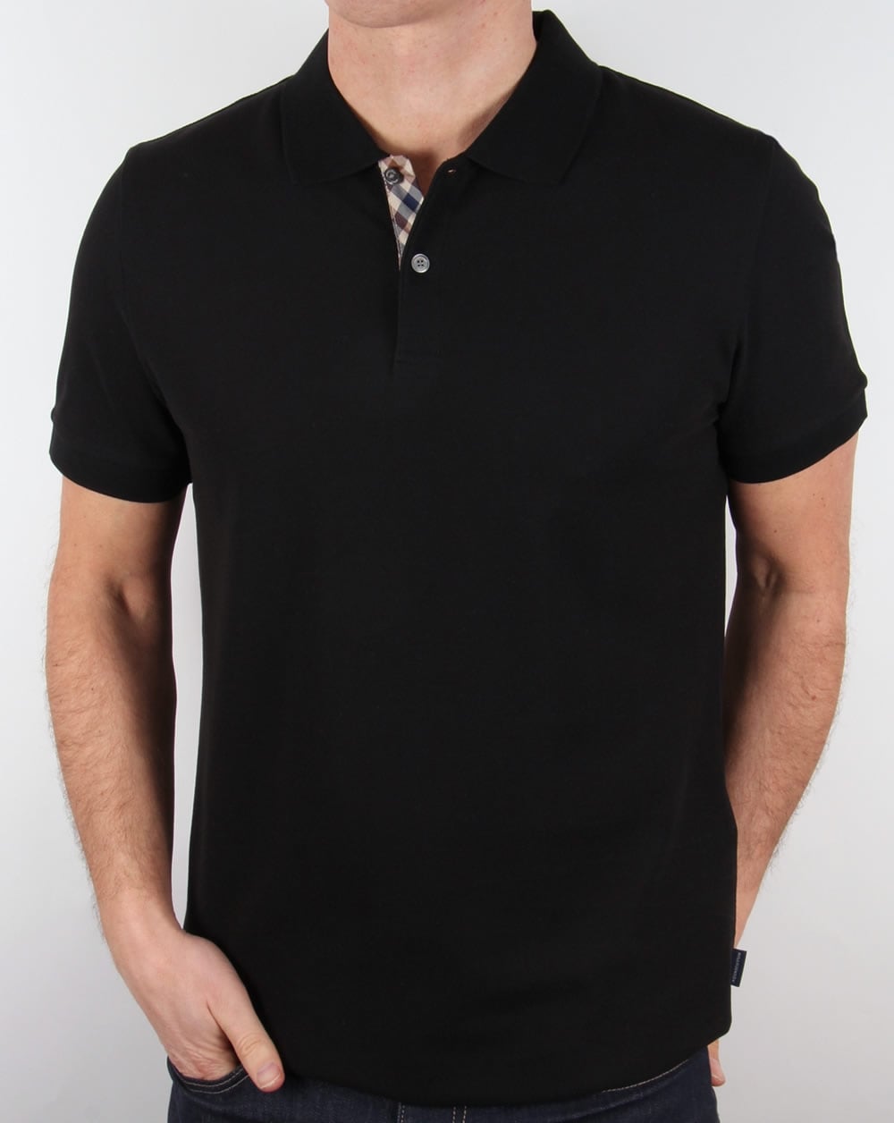 Aquascutum Hector Polo Shirt Black