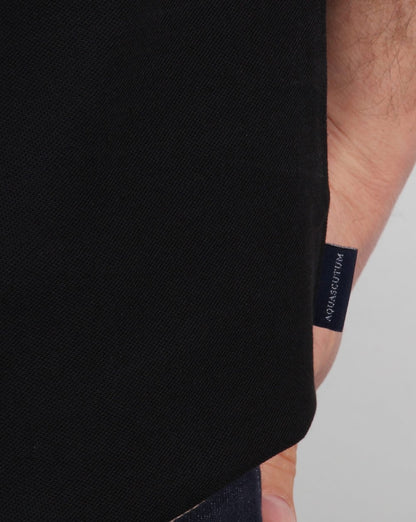 Aquascutum Hector Polo Shirt Black