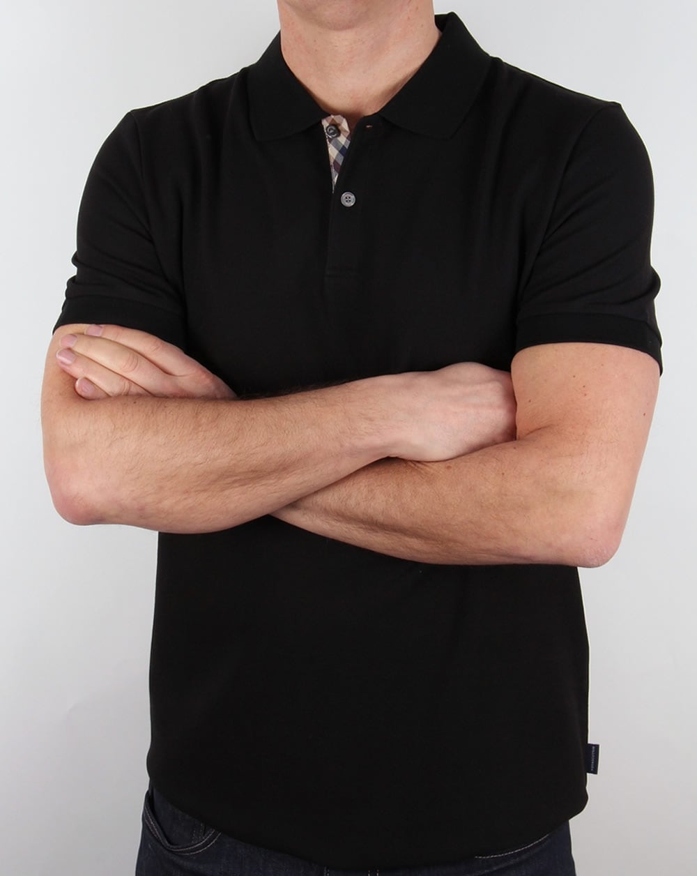 Aquascutum Hector Polo Shirt Black