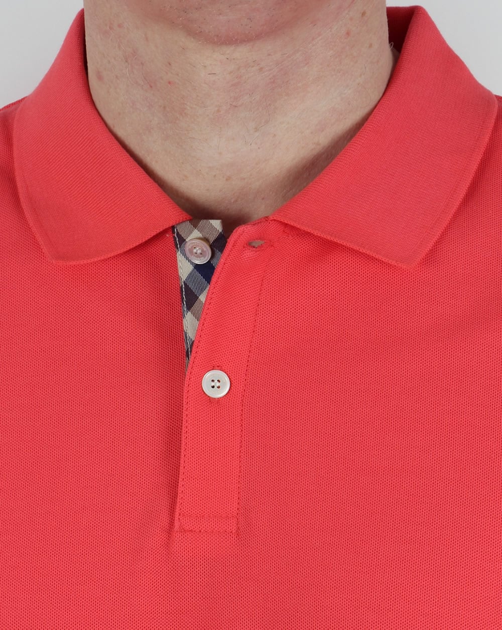 Aquascutum Hector Polo Shirt Coral