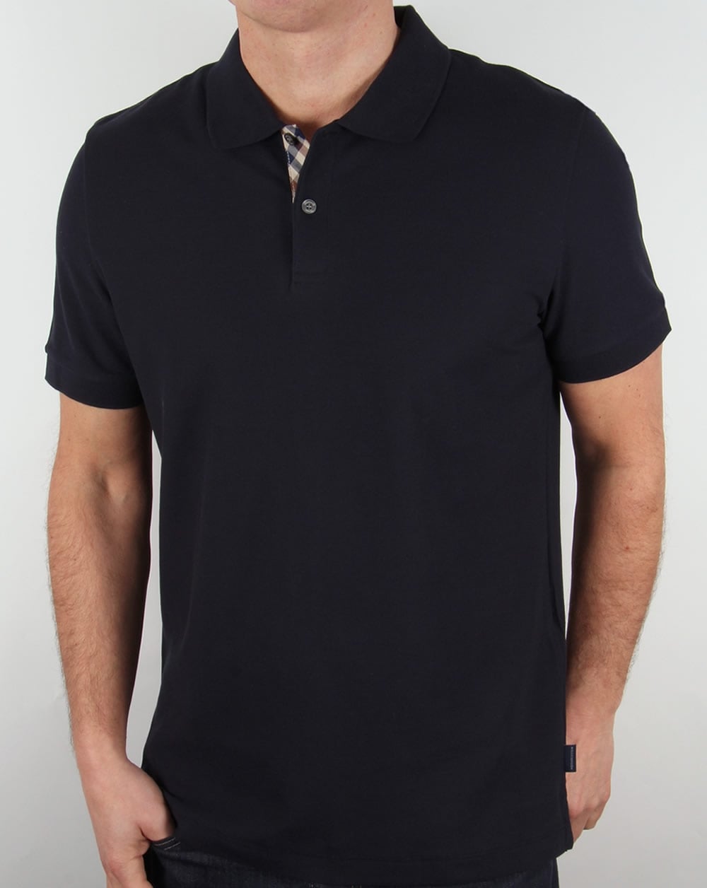 Aquascutum Hector Polo Shirt Navy