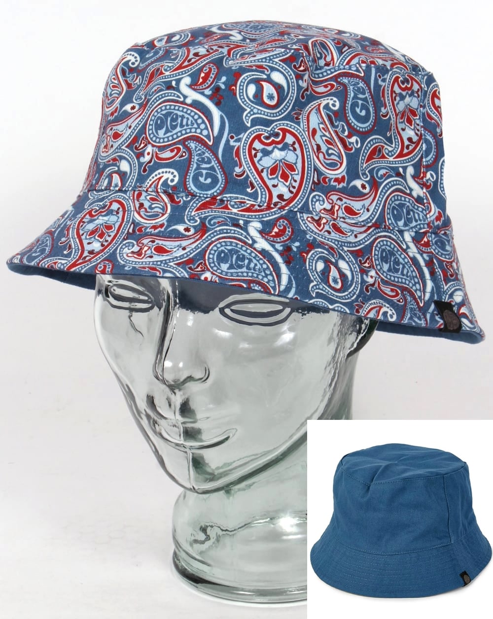 Pretty Green Camley Bucket Hat Blue