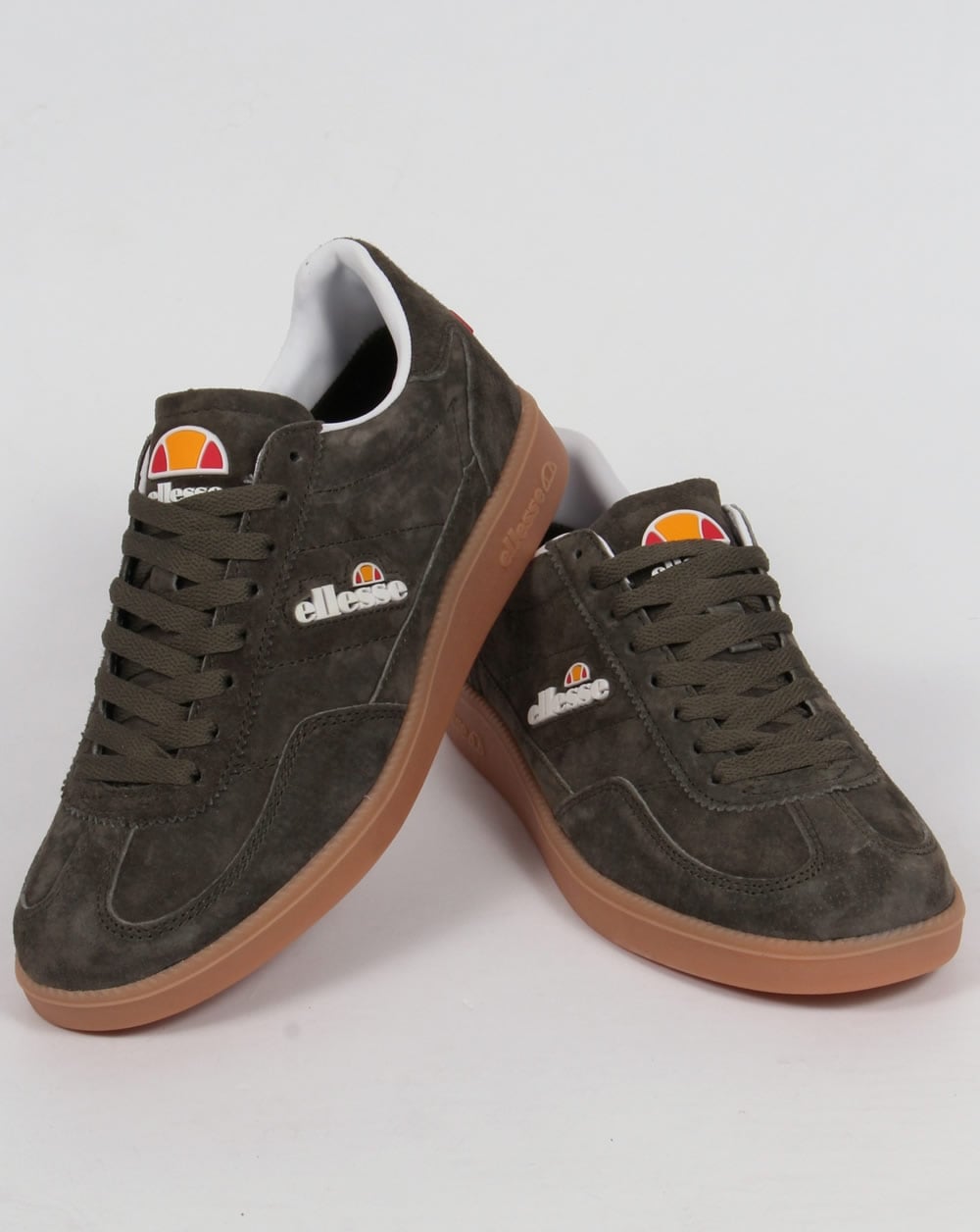 Ellesse Calcio Trainers Khaki/Gum