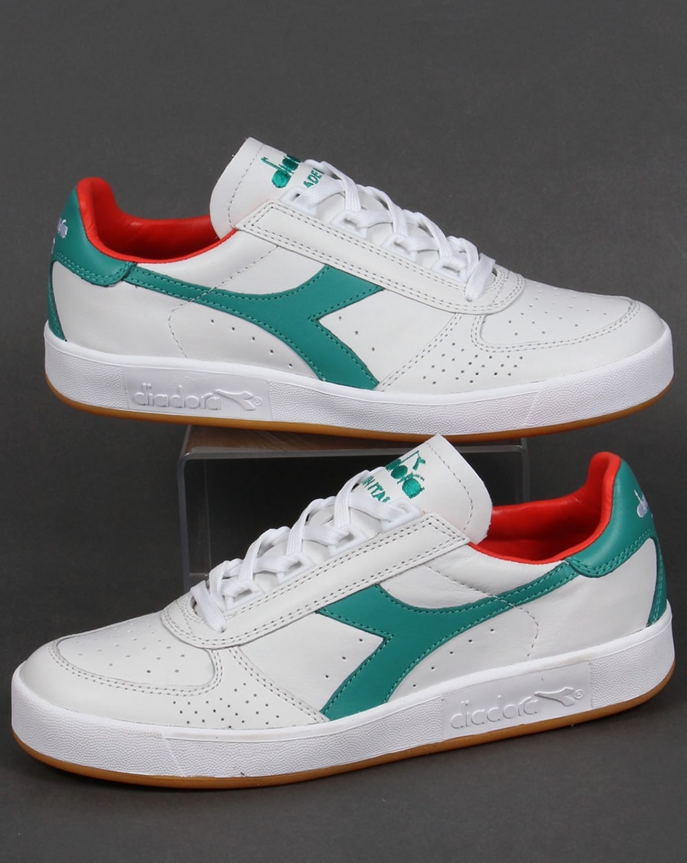 Diadora B. Elite Italia Trainers White/Porcelain Green