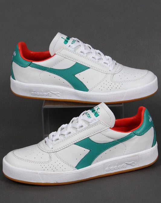 Diadora Diadora B. Elite Italia Trainers White/Porcelain Green