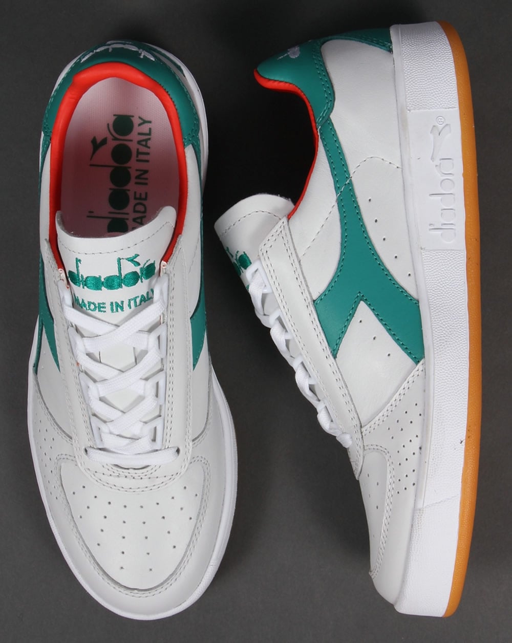 Diadora B. Elite Italia Trainers White/Porcelain Green