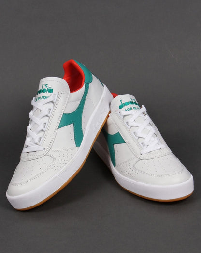 Diadora B. Elite Italia Trainers White/Porcelain Green