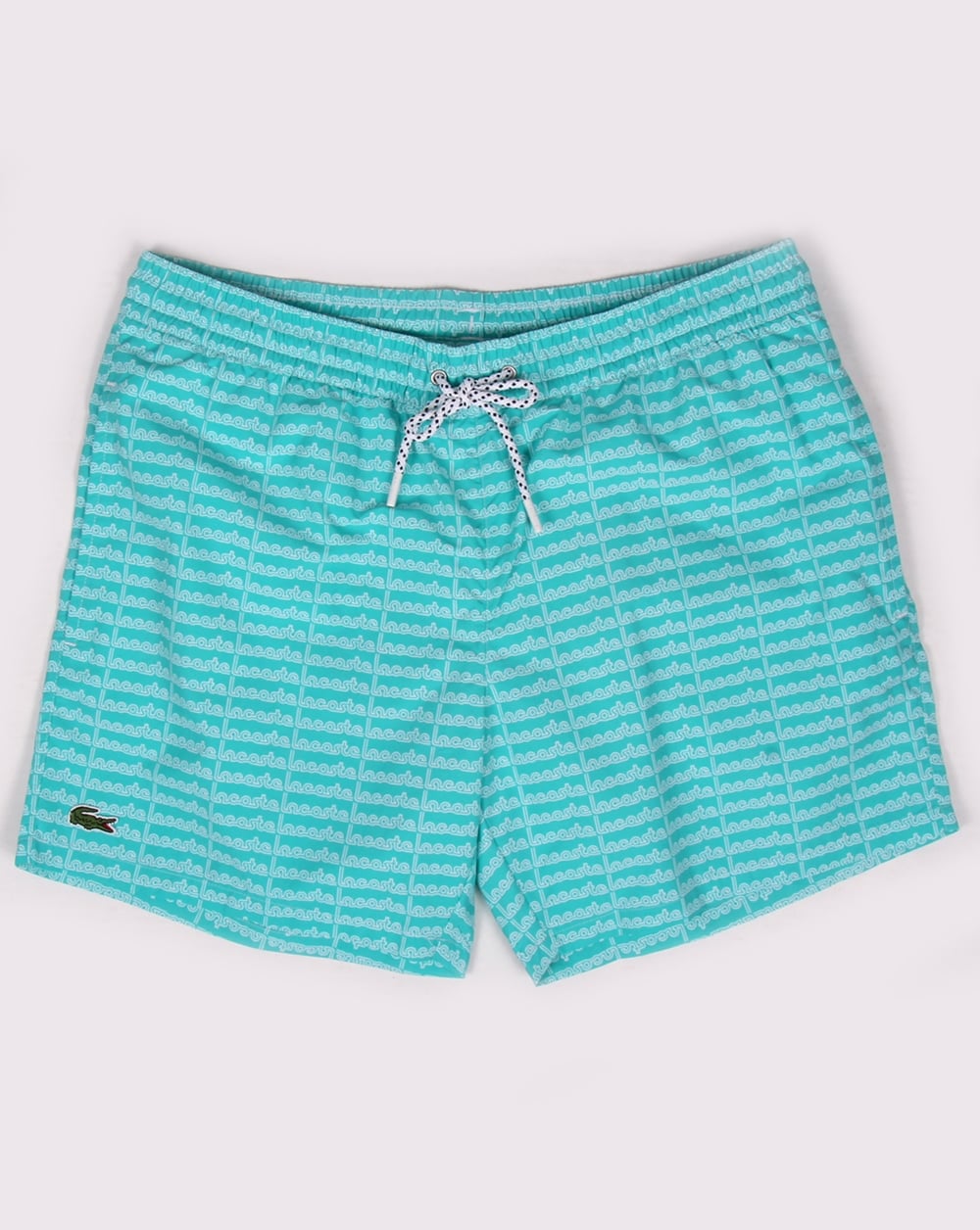 Lacoste Linear Logo Swim Shorts Bermuda