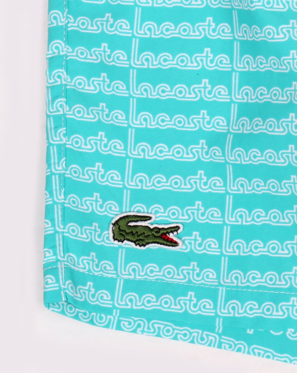 Lacoste Linear Logo Swim Shorts Bermuda