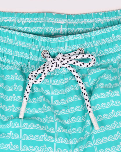 Lacoste Linear Logo Swim Shorts Bermuda