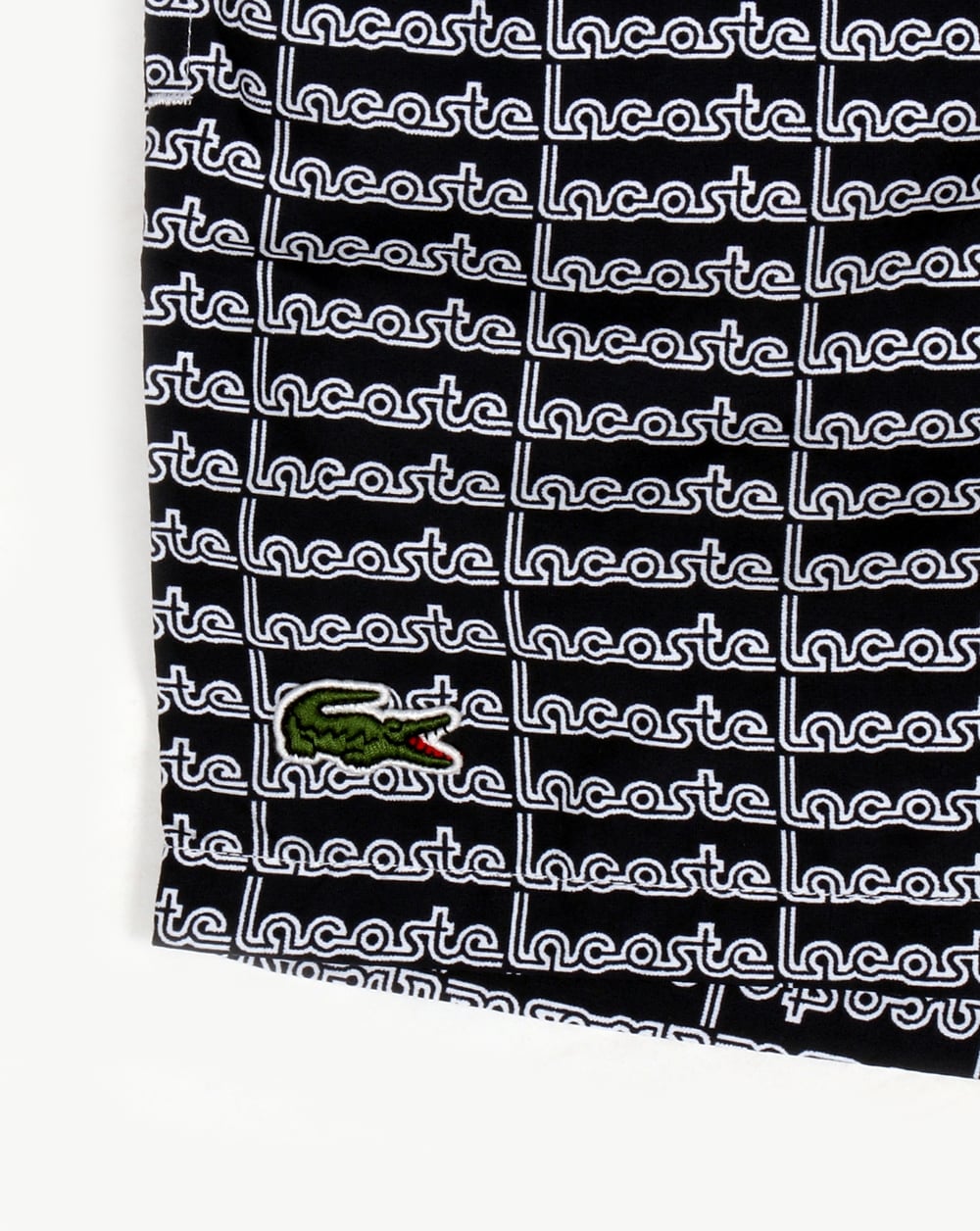 Lacoste Linear Logo Swim Shorts Navy
