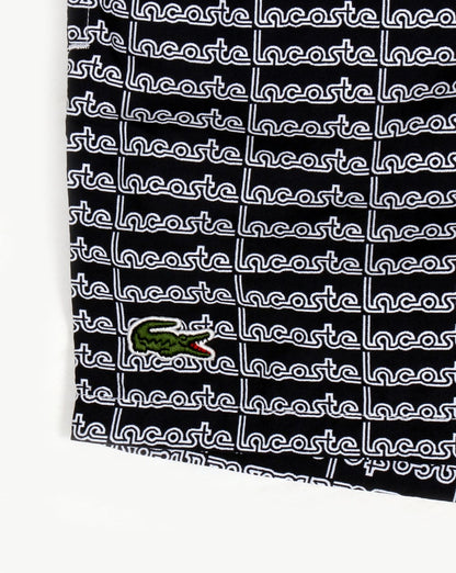 Lacoste Linear Logo Swim Shorts Navy