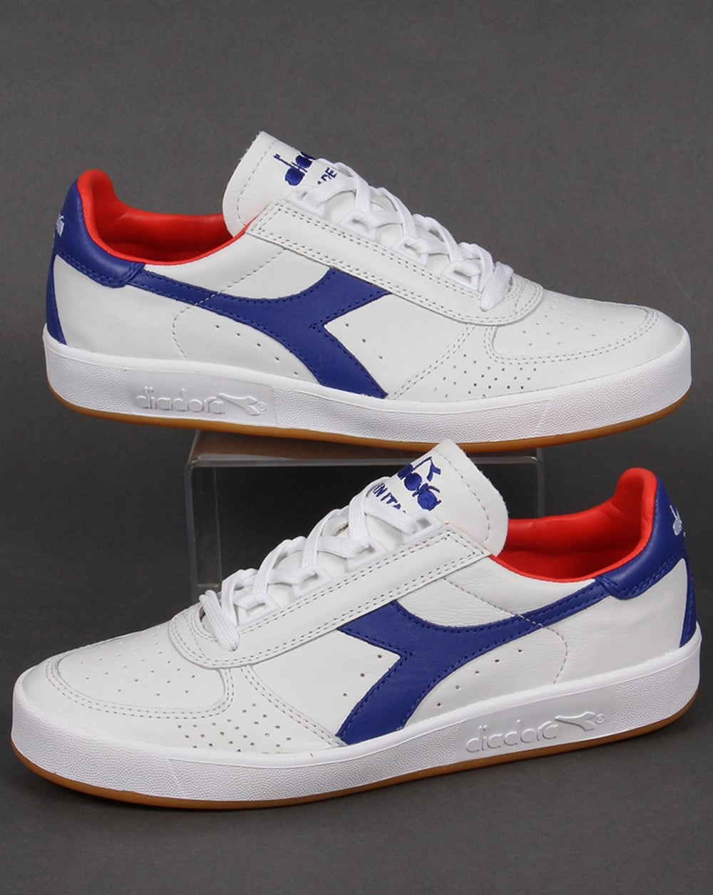 Diadora B. Elite Italia Trainers White/Clematis Blue