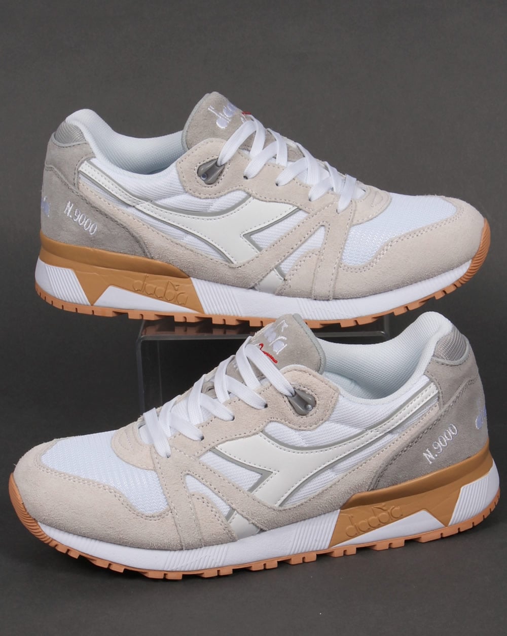 Diadora N9000 III Trainers White/High Rise