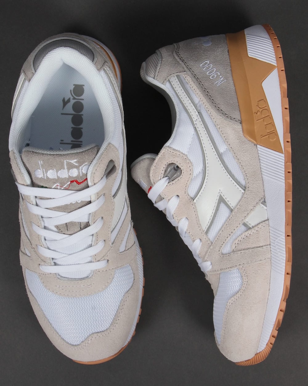 Diadora N9000 III Trainers White/High Rise