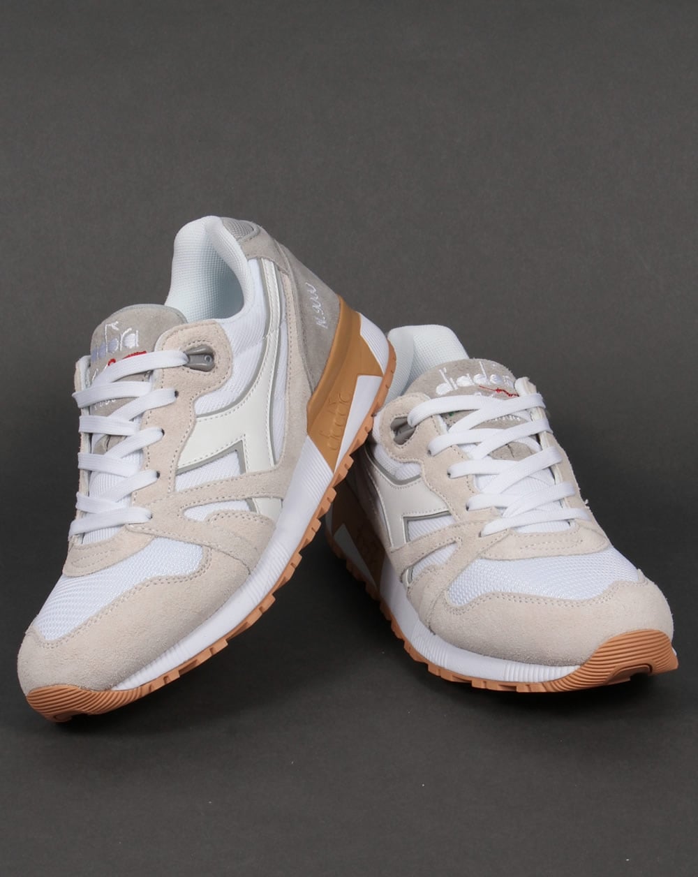 Diadora N9000 III Trainers White/High Rise
