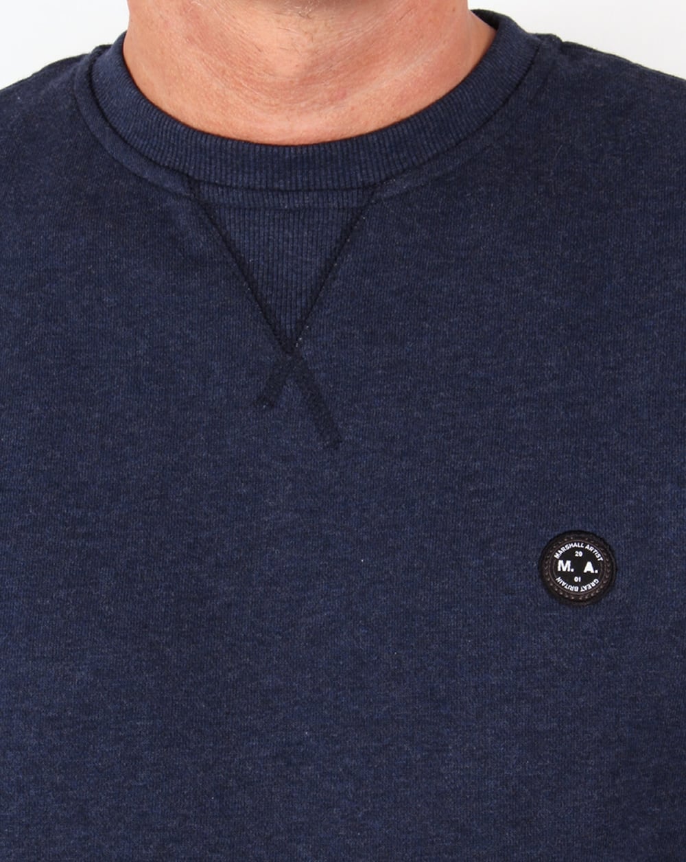 Marshall Artist Crew Neck Sweatshirt Navy