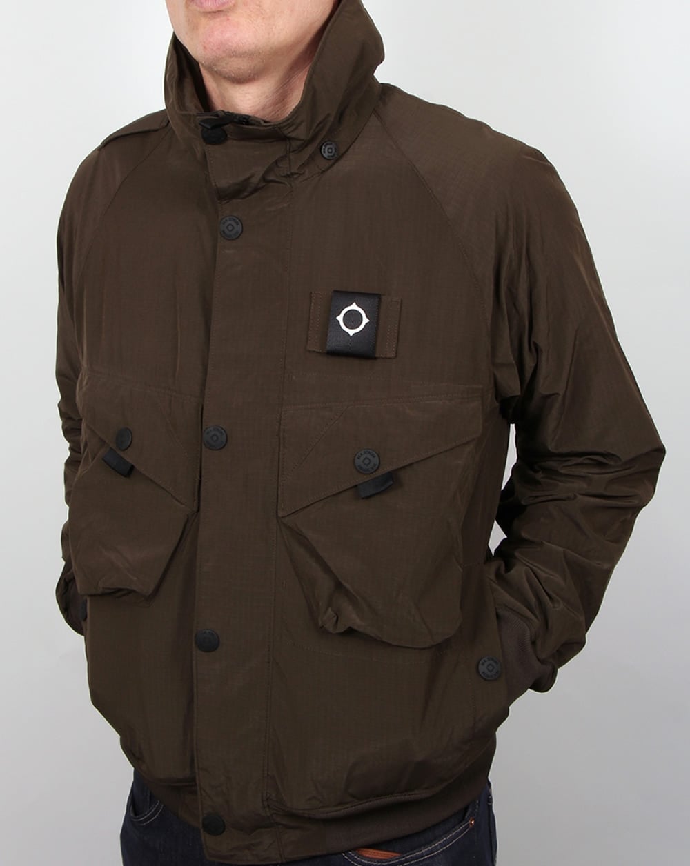 Ma.strum Sultan Bomber Jacket Dark Olive