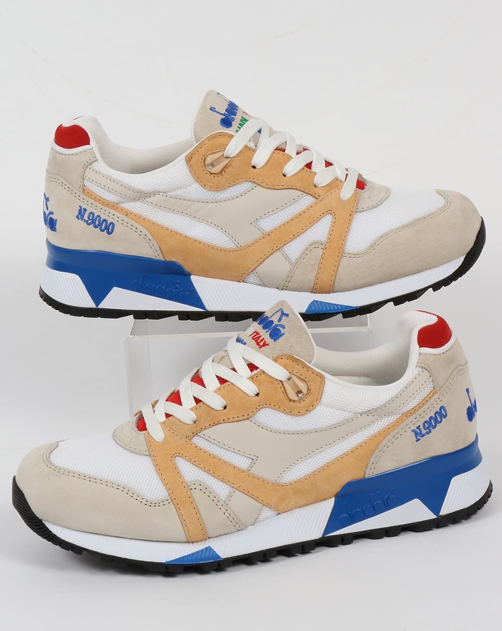 Diadora N9000 Italia Trainers Moonbeam/Apricot