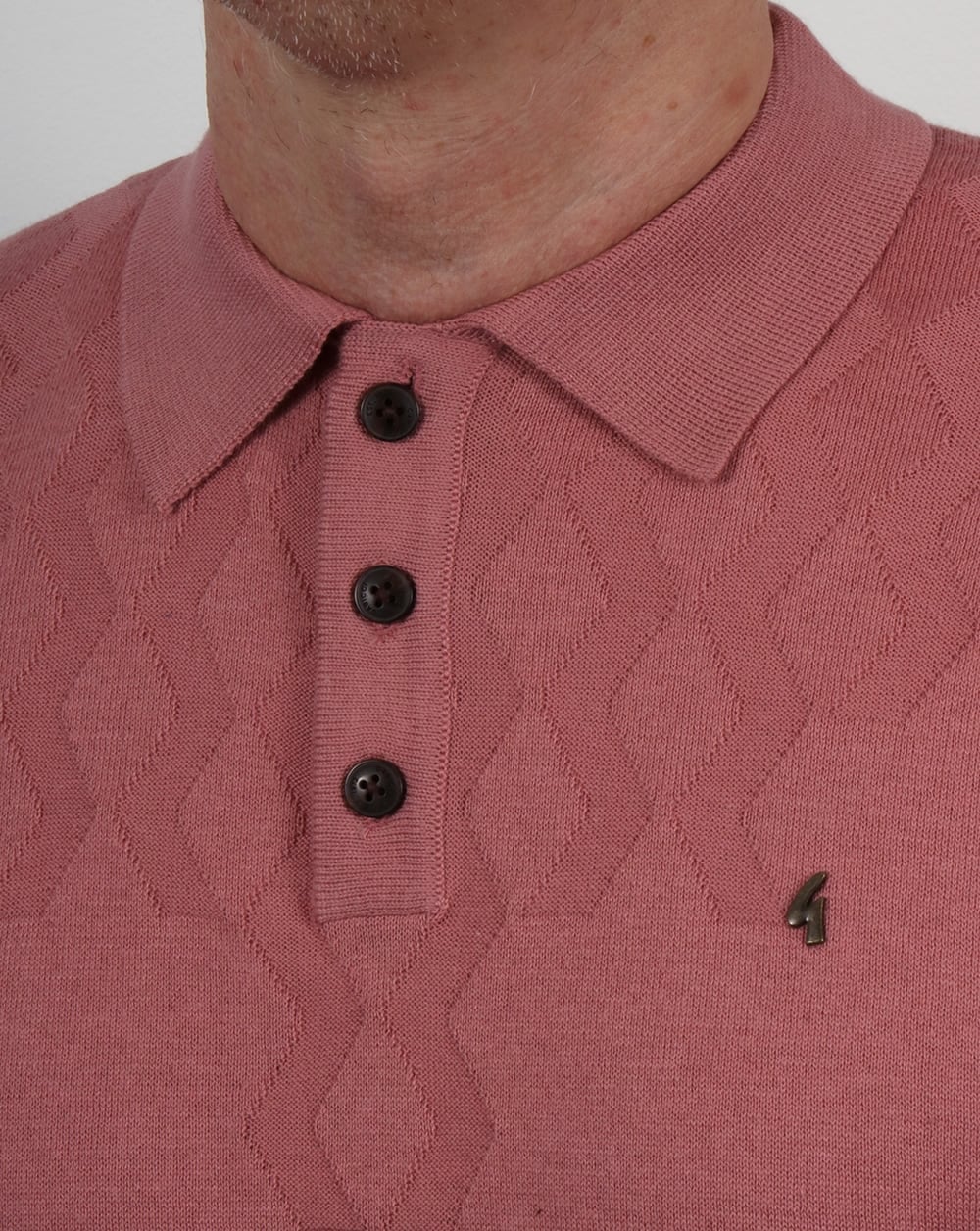 Gabicci Vintage Masso Polo Shirt Candy Pink
