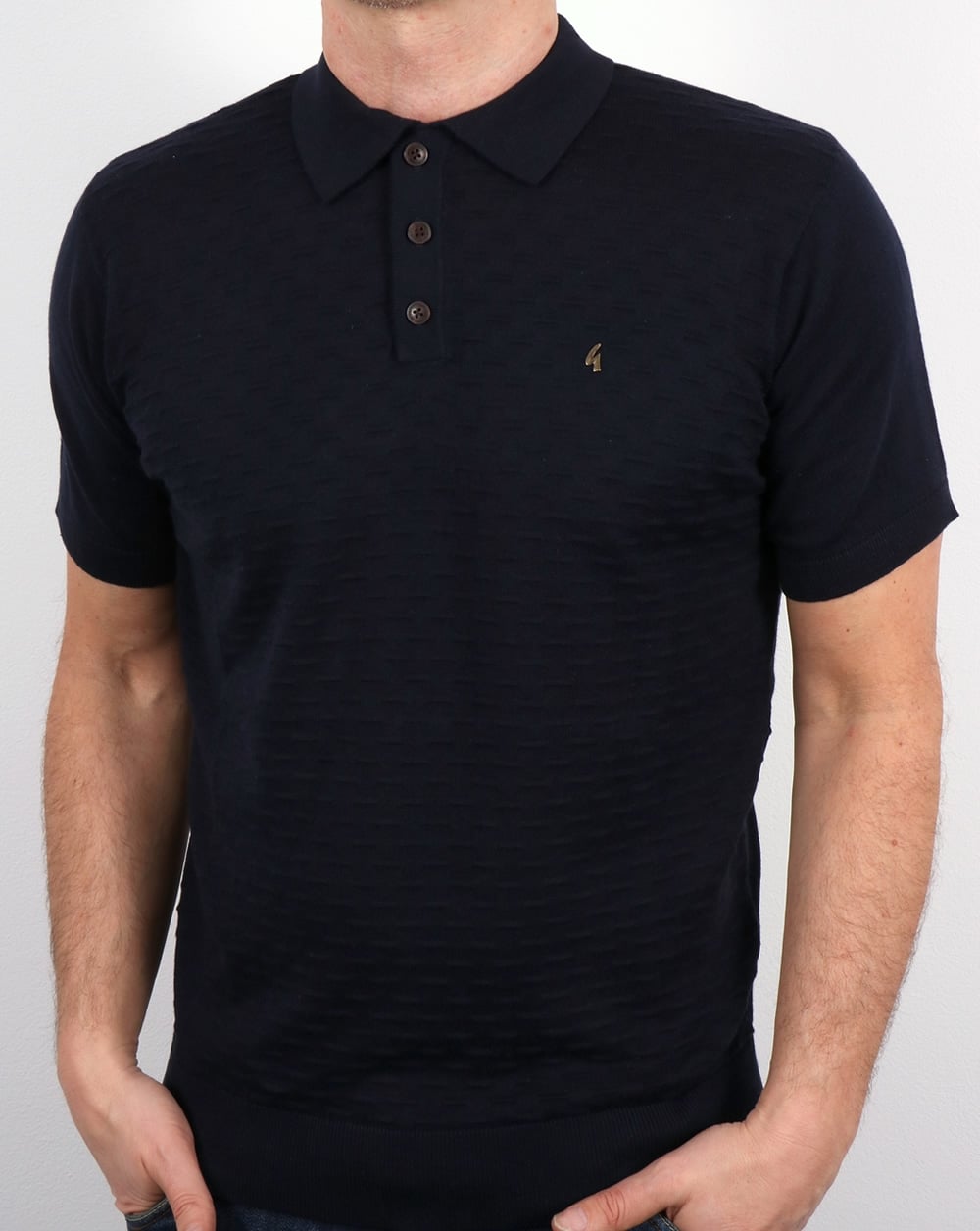Gabicci Vintage Bennett Polo Shirt Navy