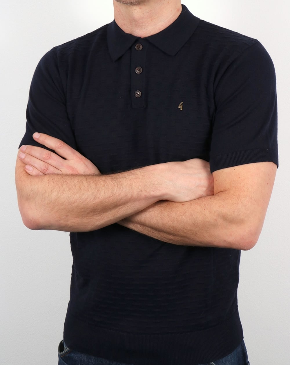 Gabicci Vintage Bennett Polo Shirt Navy