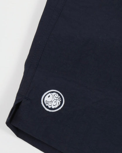 Pretty Green Logo Swim Shorts Navy