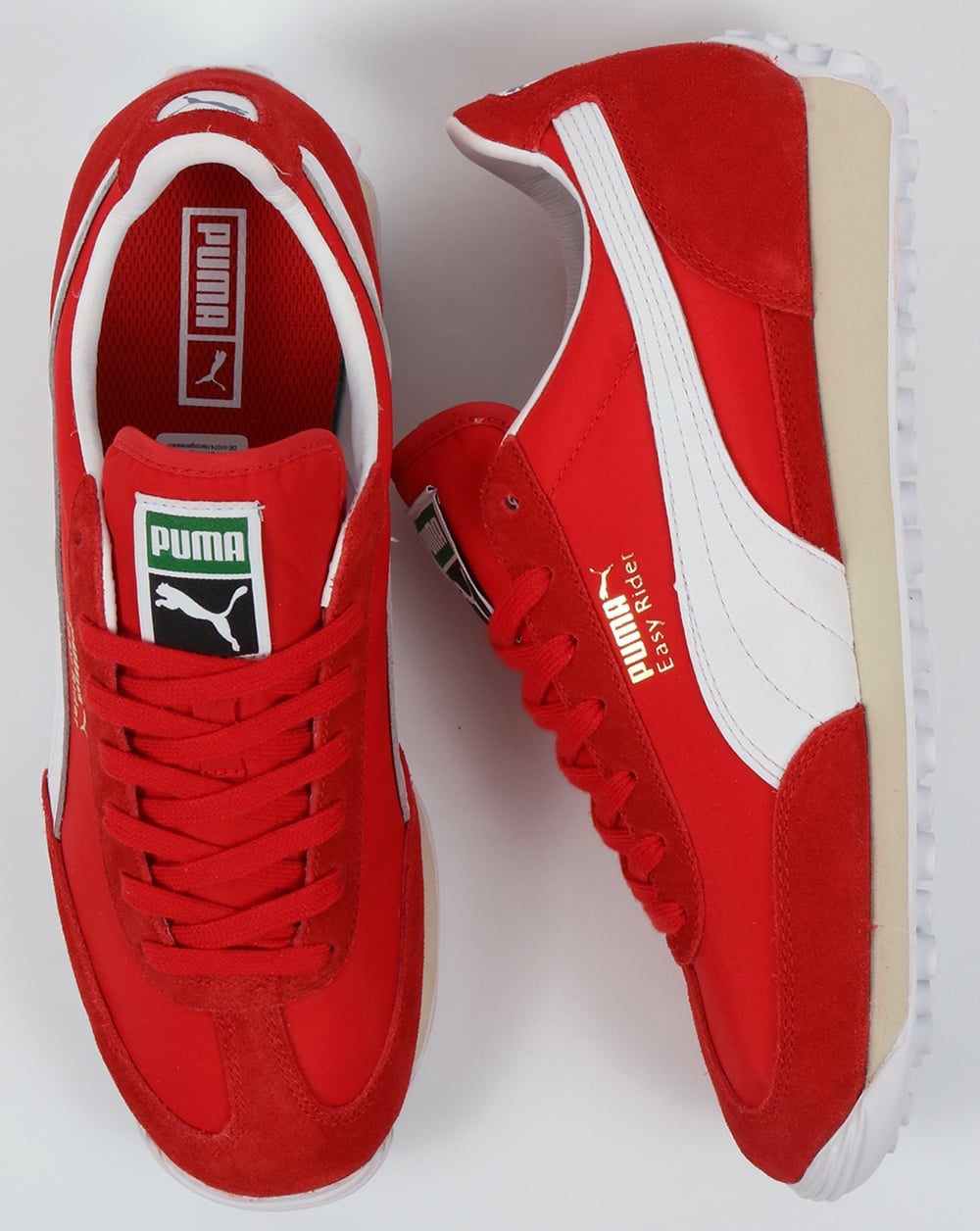 Puma Easy Rider VTG Trainers High Risk Red/White