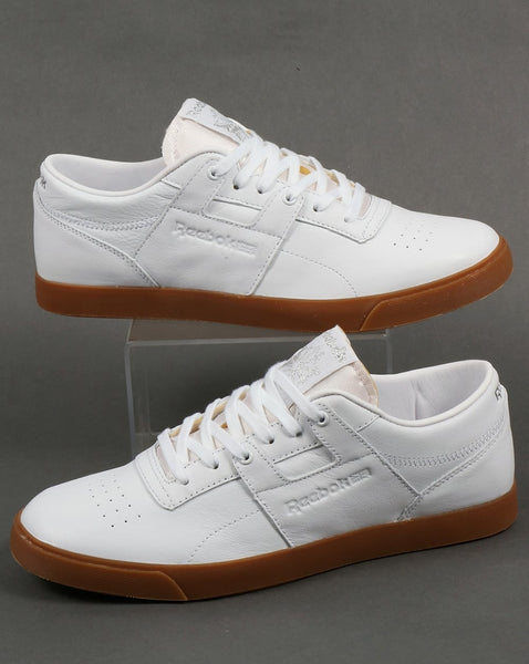 Reebok Workout Low CLN FVS Trainers White/Silver/Gum