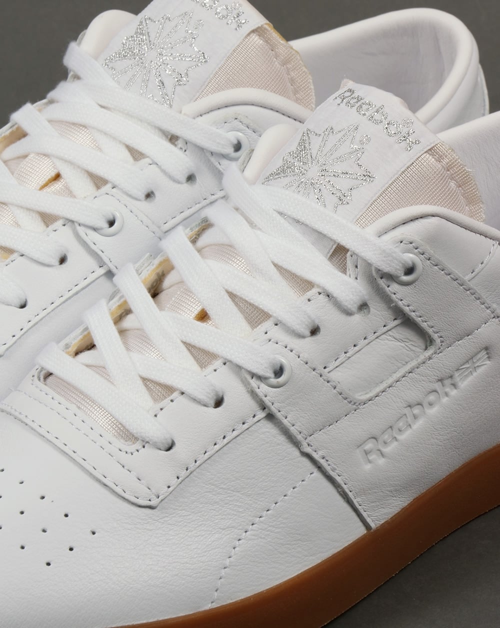 Reebok Workout Low CLN FVS Trainers White/Silver/Gum